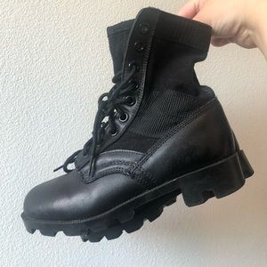 Black Combat Boots